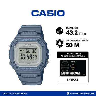JAM CASIO GENERAL W218HC / W-218HC-2A DIGITAL ORIGINAL BERGARANSI