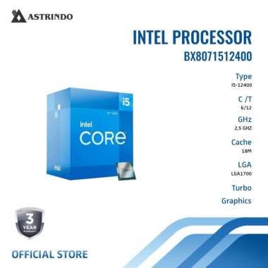 Intel Desktop Core I5-10400 Processor LGA 1700 - (BX8071512400)