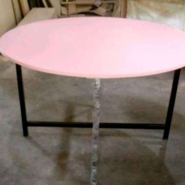 Round Table D120/75 cross leg meja lipat bazaar meja circular circle round table