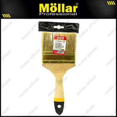 PINEHILL PH-999 Kuas Cat 4" Kwas Koas Alat Cat Tembok Gagang Kayu