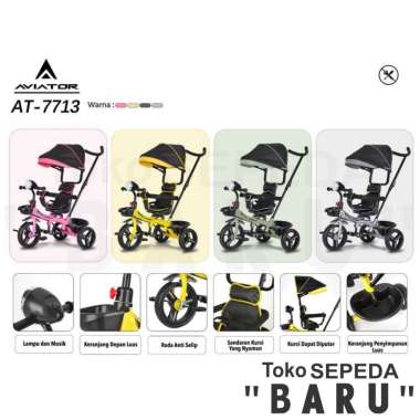 TB - Sepeda Roda 3 AVIATOR AT 7711 7713 7713 Kuning