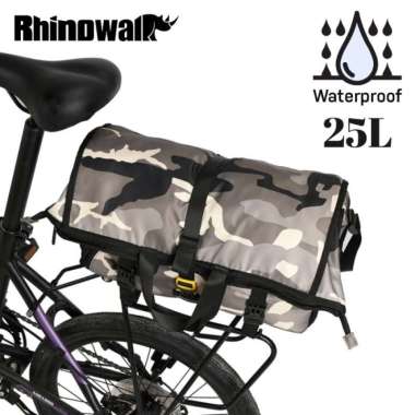 Tas Sepeda Rhinowalk Pannier Bag Waterproof Messenger Bag X2001 GREY