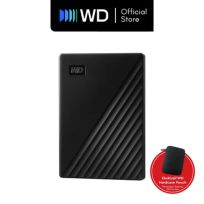 Western Digital WD My Passport 1TB Harddisk Eksternal USB 3.2 Black Free Pouch