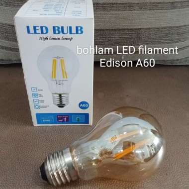 Lampu Candle E27 Filament Filamen Bulb 4w / Bola Lilin Filamen LED