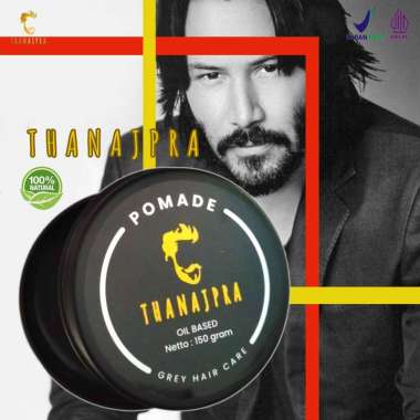 Minyak rambut pria terlihat basah dan wangi najpra pomade oilbased 150 Gram