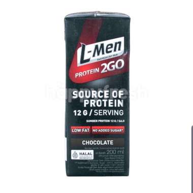l men minuman susu coklat putih