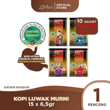 Promo Harga Luwak White Koffie Original per 10 sachet 20 gr - Blibli