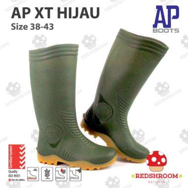 Sepatu Boot Tinggi AP Boots AP XT Hijau karet kebun Pertanian 39
