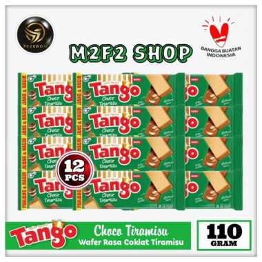 Tango Wafer Krim Cokelat Tiramisu | Choco Tiramisu - 110 gr (Kemasan 12 Pcs)