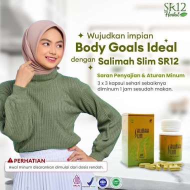 Salimah Slim Sr12 Pelangsing Herbal Bpom Isi 60 Kapsul Minuman Diet Herbal Alami Bisa Diminum Busui 