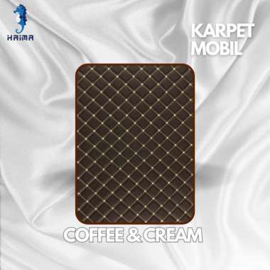 ORIGINAL Haima Karpet 7D Mobil Honda Brio Full Bagasi 2017-2022 Coffee Cream