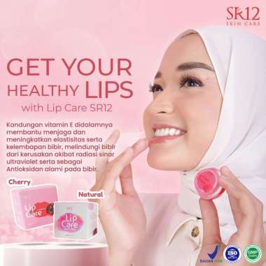 Lipcare Cherry Sr12 Pelembab Bibir Biar Merah Permanen Pelembab Bibir Agar Tidak Hitam Dan Kering Li