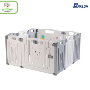 Pagar Pengaman Bayi - Parklon Fence Folding 12+2 monochrome