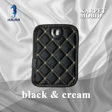 ORIGINAL HAIMA 7D KARPET MOBIL CRV TURBO 2022 FULL BAGASI Hitam Cream