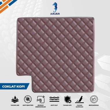ORIGINAL Haima Karpet Mobil Honda BRV 2016-2021 FULL BAGASI BRV22+COVERJOK Coffee