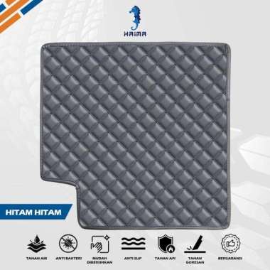 ORIGINAL Haima Karpet Mobil Honda BRV 2016-2021 FULL BAGASI BRV22+COVERJOK Hitam