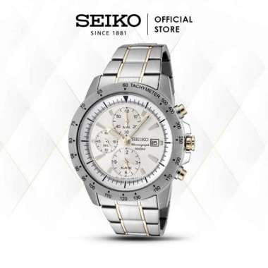 Jam Tangan Pria Seiko Chronograph SNAC51P1 Quartz Stainless Original