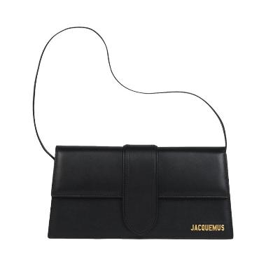 Jacquemus Le Bambino Long Smooth Shoulder Bag Black