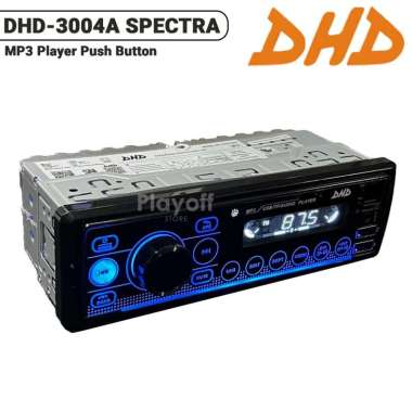 Tape Mobil Head Unit Single Din Mp3 Bluetooth Radio Dhd 3004 3004 SPECTRA Hitam
