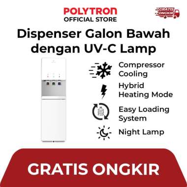 Dispenser Galon Bawah Polytron PWC 778WUV dengan UV