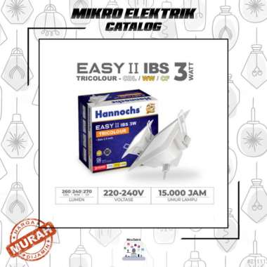 Hannochs Downlight LED EASY II 3W IBS Tricolour