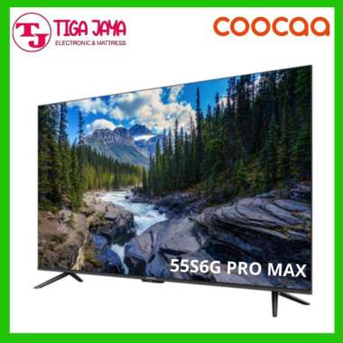 COOCAA 55S6G TV 55inch Pro Max Android Digital TV Ram 2GB / 32GB Android 10.0