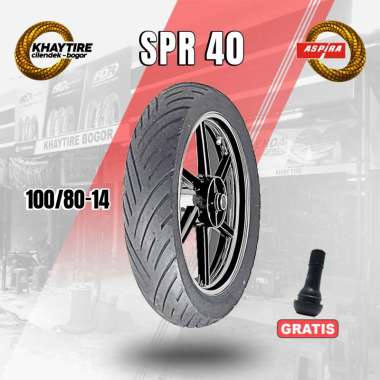 Ban Motor Matic - ASPIRA MAXIO SPR40 100/80 Ring 14 Tubeless