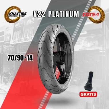Ban Motor Matic - CORSA V22 PLATINUM 70/90 Ring 14 Tubeless
