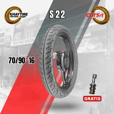 Ban Motor NOUVO-SKYWAVE-HAYATE - CORSA S22 70/90 Ring 16 Tubeless