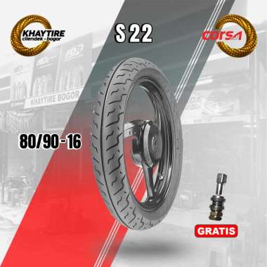 Ban Motor NOUVO-SKYWAVE-HAYATE - CORSA S22 80/90 Ring 16 Tubeless