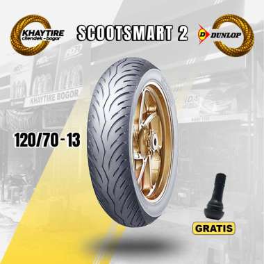 Ban Depan Motor YAMAHA NMAX - DUNLOP SCOOTSMART 120/70 Ring 13 Tubeless