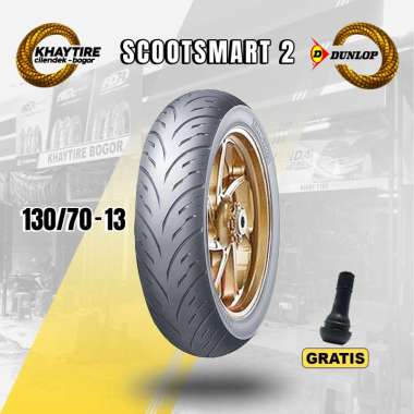 Ban Belakang Motor YAMAHA NMAX - DUNLOP SCOOTSMART 130/70 Ring 13 Tubeless