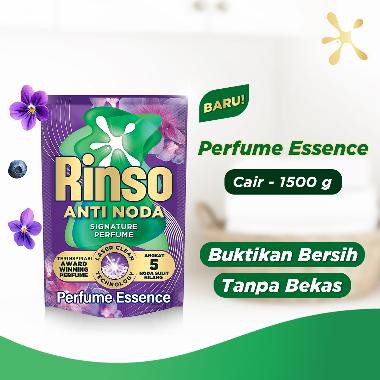 Promo Harga Rinso Liquid Detergent + Molto Purple Perfume Essence 1500 ml - Blibli