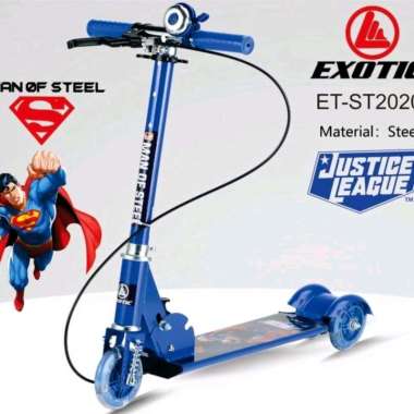 Scooter Besi Exotic ST 2020 Skuter Anak Roda Tiga Biru