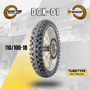 Ban Motor TRAIL/CROSS - DUNLOP DGX-01 110/100 Ring 18 Non Tubeless