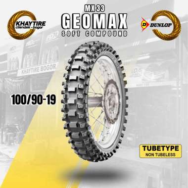 Ban Motor TRAIL/CROSS - DUNLOP GEOMAX MX33 100/90 Ring 19 Non Tubeless
