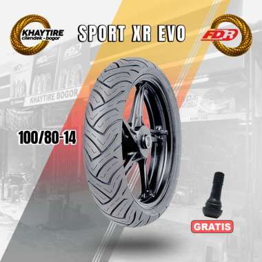 Ban Motor Matic - FDR SPORT XR EVO 100/80 Ring 14 Tubeless