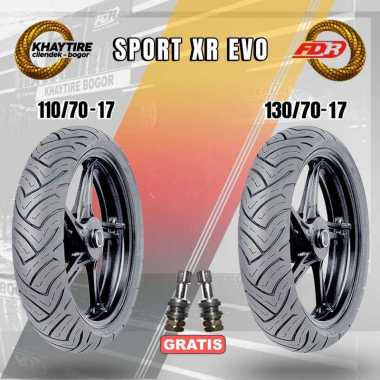 Sepasang Ban Motor Moge - FDR SPORT XR EVO 110/70 & 130/70 Ring 17 Tubeless