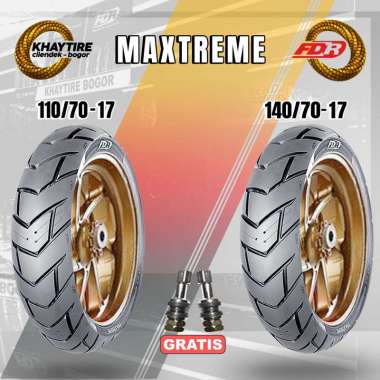 Sepasang Ban Motor Moge - FDR MAXTREME 110/70 & 140/70 Ring 17 Tubeless