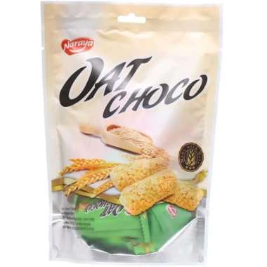 NARAYA OAT CHOCO ORIGINAL FLAVOR 90GR HALAL SNACK OATMEAL BENTUK BAR RASA ORI