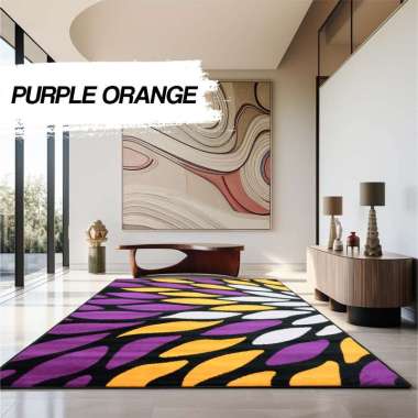 STARDUST Karpet Lantai 160x210 ST PURPLE ORANGE LIMITED EDITION
