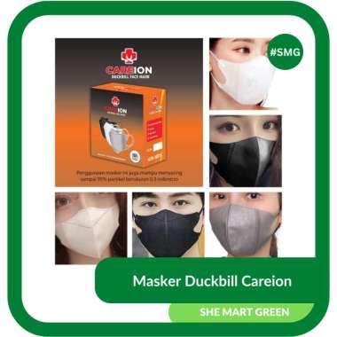 Masker Careion Duckbill Face Mask isi 50 Putih