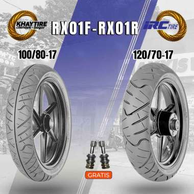 Sepasang Ban Motor Moge - IRC ROAD SPORT 100/80 & 120/70 Ring 17 Tubeless