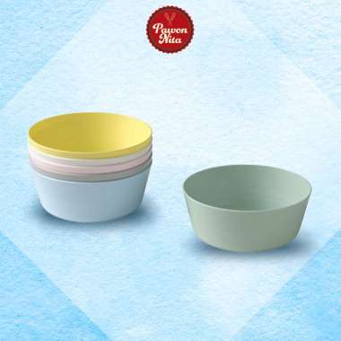 IKEA KALAS MANGKOK MAKAN PLASTIK FOOD GRADE 1 SET ISI 6
