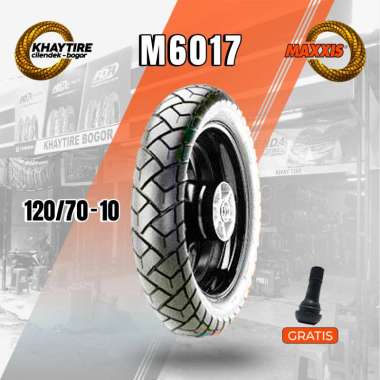 Ban Motor Vespa Matic - MAXXIS M6017 120/70 Ring 10 Tubeless