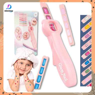 No Brand Nail Art Sticker Kuku Mainan Salon Anak Perempuan Menicure Kutek Stiker Tahan Air Refill st