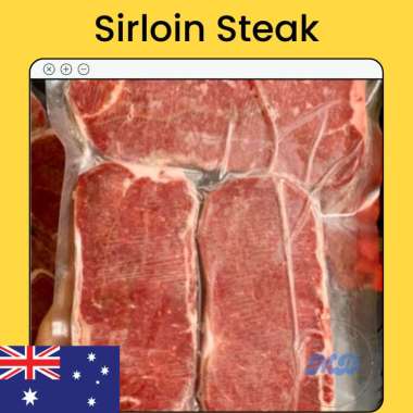 Sirloin Steak 200 Gram Premium Import Australia Sirloin Beef Steak