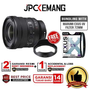 JPC KEMANG Sony FE PZ 16-35mm F4 G Lensa Sony FE 16-35 mm F/4 G PZ GARANSI RESMI with Filter UV