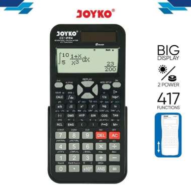 JOYKO Calculator Kalkulator CC-29A Scientific 417 Functions hitam