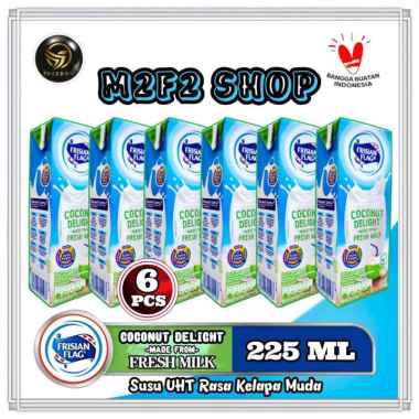 Promo Harga Frisian Flag Susu UHT Purefarm Coconut Delight 225 ml - Blibli